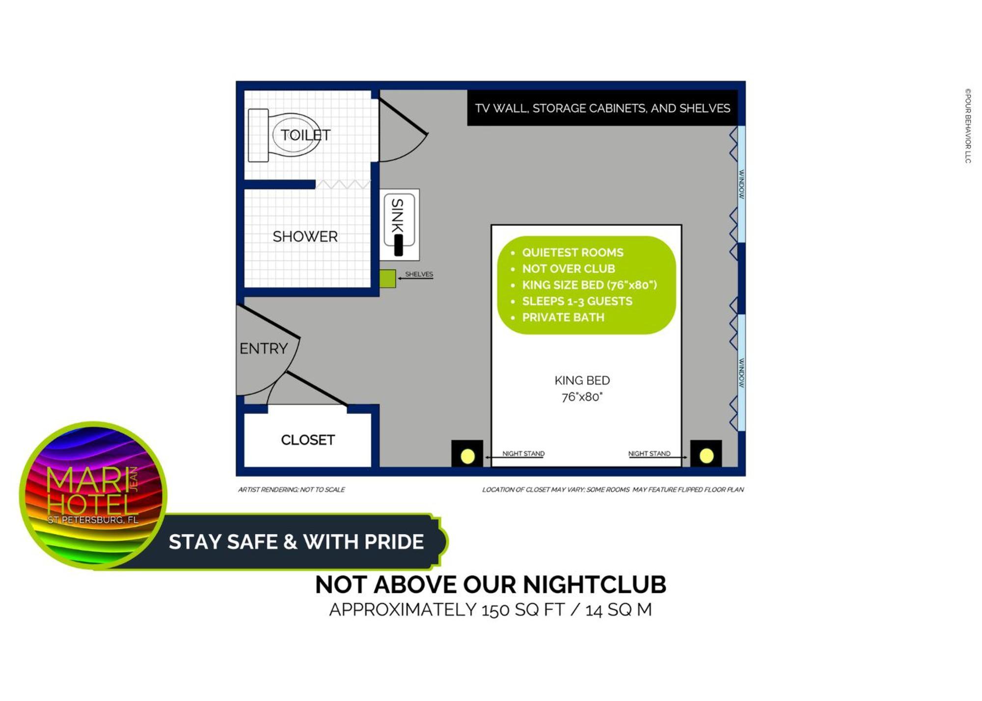 Mari Jean Hotel - All Adults Welcome St. Petersburg Bagian luar foto